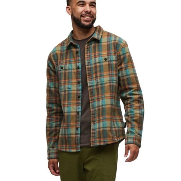 ✨ Cotopaxi Mero Organic Cotton Flannel Shirt Oak Plaid Size S ✨